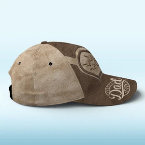 Les meilleurs papas sont promus grand-père - Casquette personnalisée pour la famille, casquette classique à imprimé intégral - Fête des pères, cadeau pour papa et grand-père