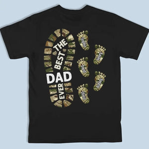 Nous sommes toujours fiers de mon père - T-shirt unisexe personnalisé imprimé au dos - Fête des pères, cadeau pour papa, grand-père