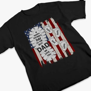 Bonne fête des pères au meilleur papa - T-shirt unisexe personnalisé, sweat à capuche, sweat-shirt - 4 juillet, fête des pères, cadeau pour papa, grand-père