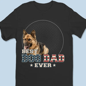 T-shirt, sweat à capuche et sweat-shirt unisexe personnalisé avec photo « Vous êtes le meilleur papa du monde » pour chien et chat - Cadeau pour propriétaires et amoureux des animaux