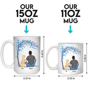 Un lien indéfectible - Mug personnalisé pour chien - Fête des pères, cadeau pour les propriétaires d'animaux et les amoureux des animaux