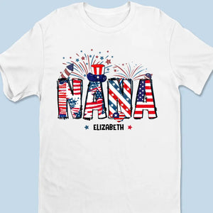 L'un des mots les plus doux que j'aie jamais entendu est "Nana" - T-shirt unisexe personnalisé, sweat à capuche, sweat-shirt - 4 juillet, cadeau pour maman, grand-mère
