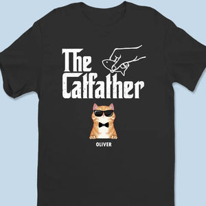 Fier père de plusieurs chats - T-shirt unisexe personnalisé, sweat à capuche et sweat-shirt - Cadeau pour propriétaires et amoureux des animaux