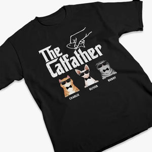 Fier père de plusieurs chats - T-shirt unisexe personnalisé, sweat à capuche et sweat-shirt - Cadeau pour propriétaires et amoureux des animaux