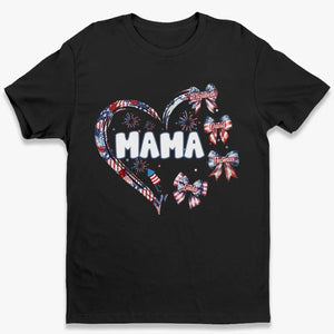 L'amour d'une mère est éternel - T-shirt, sweat à capuche, sweat-shirt unisexe personnalisé pour la famille - 4 juillet, cadeau pour maman, grand-mère
