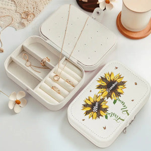 Les mères sont les jardinières de l'âme - Coffret à bijoux personnalisé pour la famille - Cadeau pour maman et grand-mère