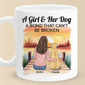 Son chien, son âme sœur - Mug personnalisé pour chien - Cadeau pour les propriétaires et les amoureux des animaux