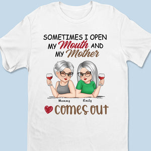 Je t'aime pour toujours et à jamais - T-shirt unisexe personnalisé pour la famille, T-shirt premium, sweat à capuche - Fête des Mères, cadeau pour maman, fille