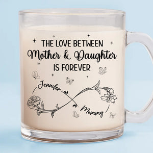 You Are My Heart, My Joy, My Daughter - Family Personalized Custom Glass Mug - Mother's Day, Gift For Mom, Daughter