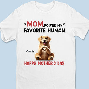 L'amour d'un chien pour sa mère est incomparable - T-shirt unisexe personnalisé pour chien, t-shirt premium, sweat à capuche - Fête des Mères, cadeau pour les propriétaires d'animaux et les amoureux des animaux