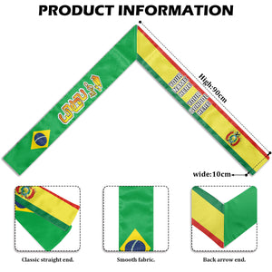 Drapeau du pays, promotion 2024, meilleur cadeau pour la remise des diplômes - Étole de remise des diplômes personnalisée