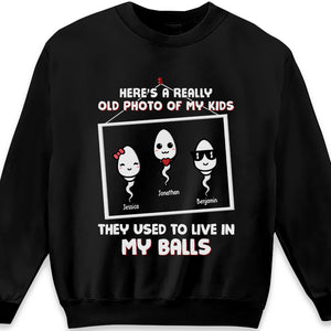 This Is The Photo Of My Kids - Family Personalized Custom Unisex T-shirt, Hoodie, Sweatshirt - Father's Day, Birthday Gift For Dad