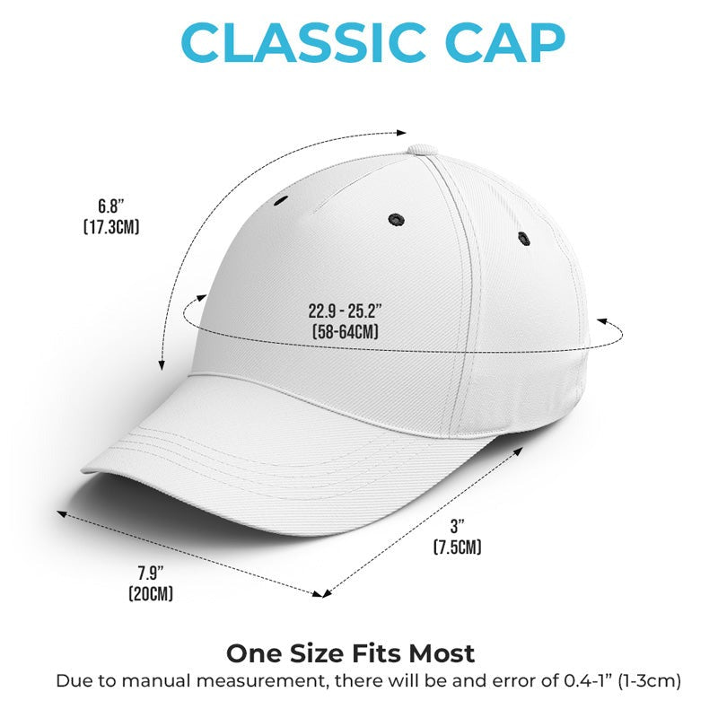 Custom Hat, All Over Print Classic Cap - Personalized Birthday Gifts For Dog Cat Lovers, Dog Dad And Mom, Cat Owners - Forever Bonded By Fur And Heart