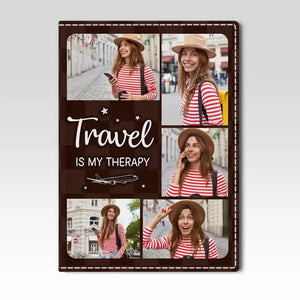 Photo personnalisée : prenez des photos de vos vols, pas de vos émotions ! Étui de passeport personnalisé, porte-passeport, cadeau de vacances, cadeau pour les amoureux du voyage d'aventure.