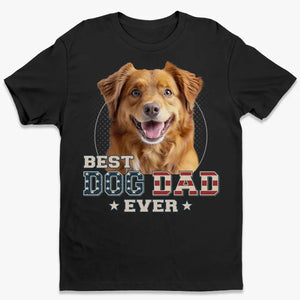 T-shirt, sweat à capuche et sweat-shirt unisexe personnalisé avec photo « Vous êtes le meilleur papa du monde » pour chien et chat - Cadeau pour propriétaires et amoureux des animaux