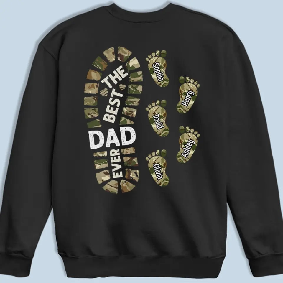 Nous sommes toujours fiers de mon père - T-shirt unisexe personnalisé imprimé au dos - Fête des pères, cadeau pour papa, grand-père