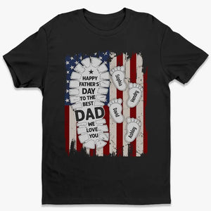 Bonne fête des pères au meilleur papa - T-shirt unisexe personnalisé, sweat à capuche, sweat-shirt - 4 juillet, fête des pères, cadeau pour papa, grand-père