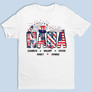 L'un des mots les plus doux que j'aie jamais entendu est "Nana" - T-shirt unisexe personnalisé, sweat à capuche, sweat-shirt - 4 juillet, cadeau pour maman, grand-mère