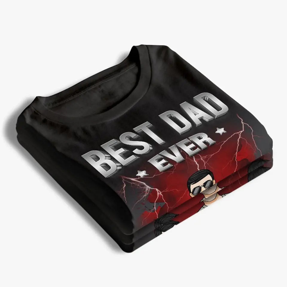 Je suis béni d'avoir à la fois un père et un ami en toi - T-shirt unisexe personnalisé, sweat à capuche, sweat-shirt - Fête des pères, cadeau pour papa, grand-père