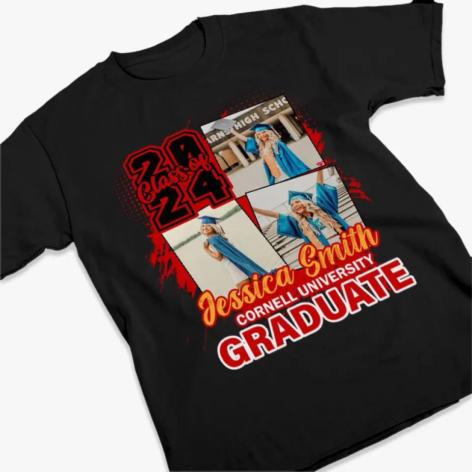 Photo personnalisée Tous nos rêves peuvent devenir réalité - T-shirt unisexe personnalisé, sweat à capuche, sweat-shirt personnalisé pour la famille - Cadeau de remise de diplôme pour les membres de la famille, les frères et sœurs