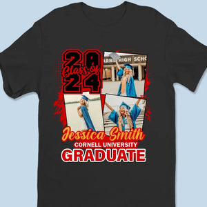 Photo personnalisée Tous nos rêves peuvent devenir réalité - T-shirt unisexe personnalisé, sweat à capuche, sweat-shirt personnalisé pour la famille - Cadeau de remise de diplôme pour les membres de la famille, les frères et sœurs