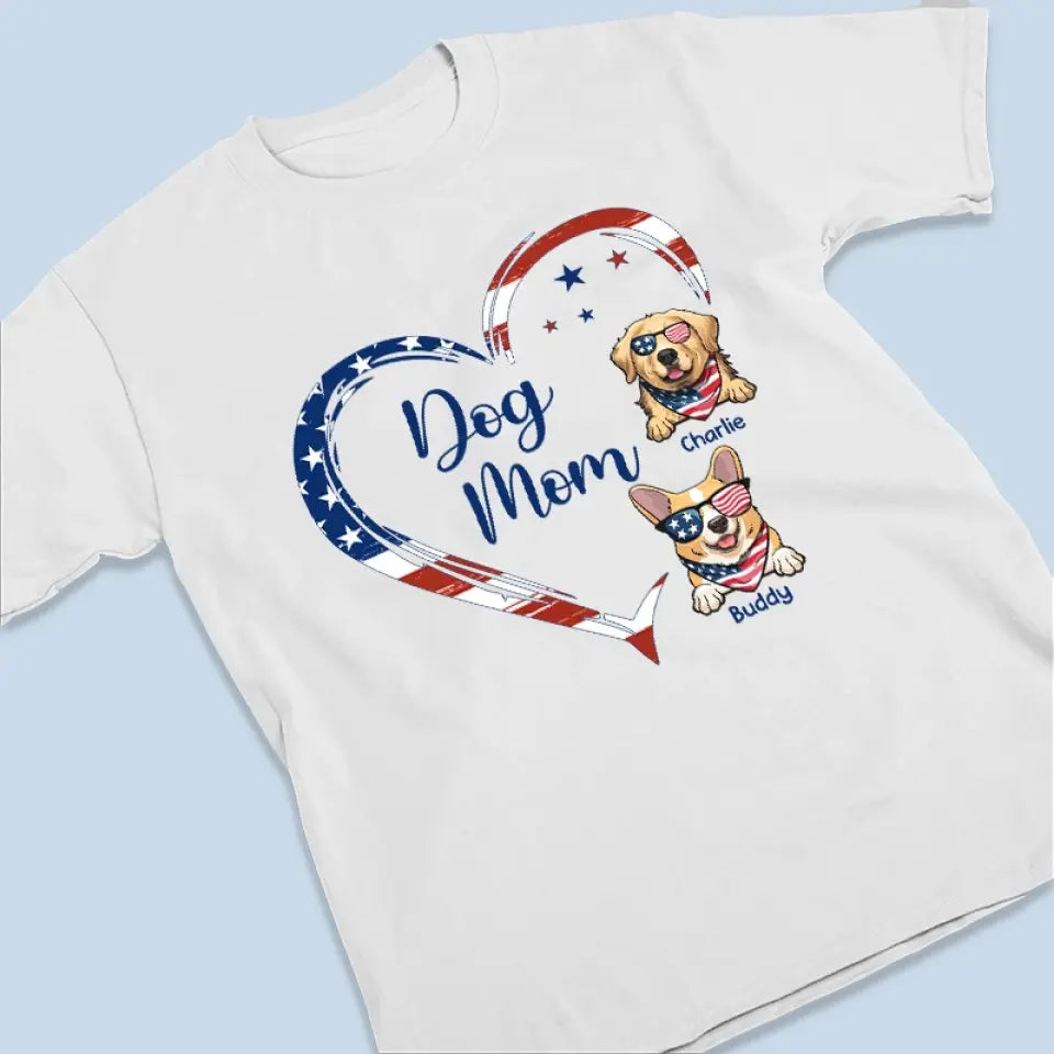 Les animaux dominent le monde - T-shirt, sweat à capuche et sweat-shirt unisexe personnalisé pour chien et chat - 4 juillet, cadeau pour les propriétaires et les amoureux des animaux