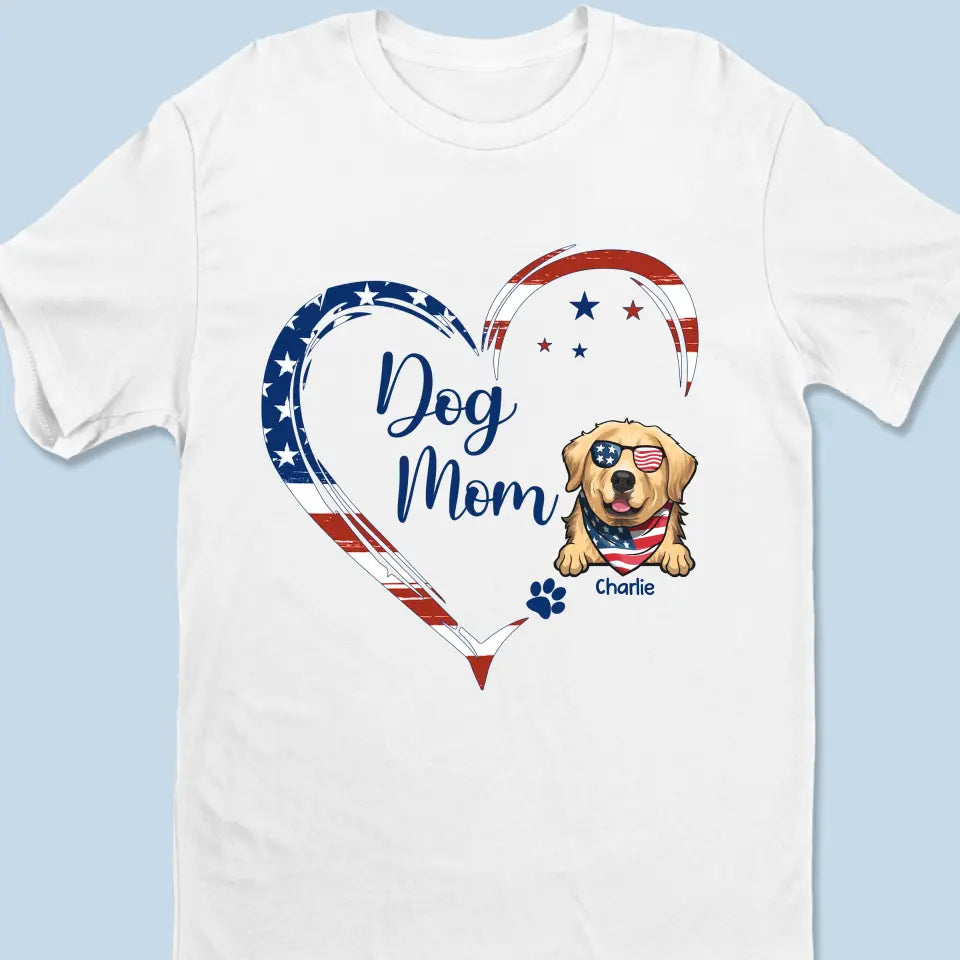 Les animaux dominent le monde - T-shirt, sweat à capuche et sweat-shirt unisexe personnalisé pour chien et chat - 4 juillet, cadeau pour les propriétaires et les amoureux des animaux