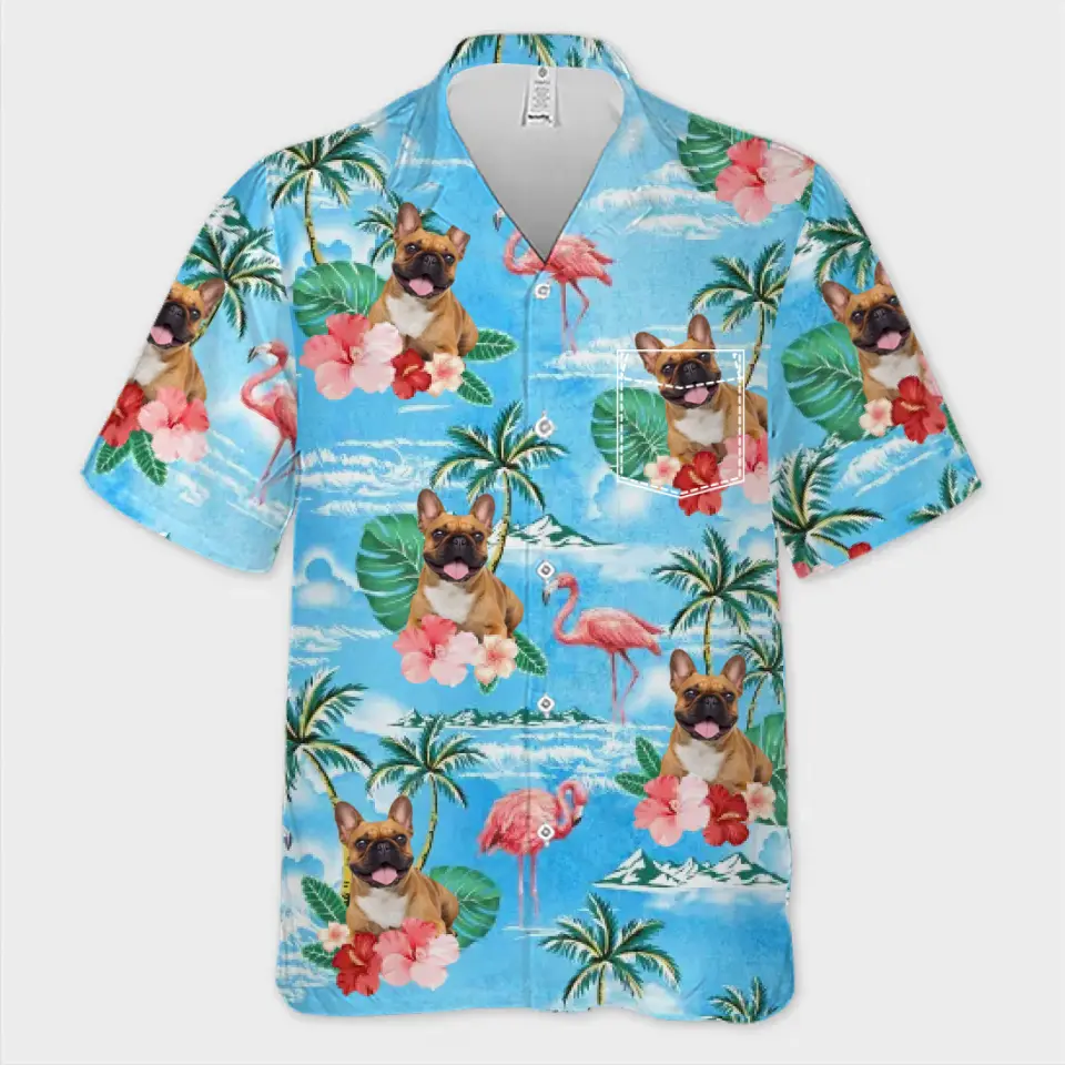 Photo personnalisée Profitez de l'été à votre façon - Chemise hawaïenne tropicale unisexe personnalisée pour la famille - Cadeau de vacances d'été, cadeau pour les membres de la famille