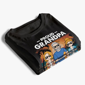 Les grands pères ont un océan de patience - T-shirt unisexe personnalisé pour la famille, sweat à capuche, sweat-shirt - Fête des pères, cadeau pour papa, grand-père