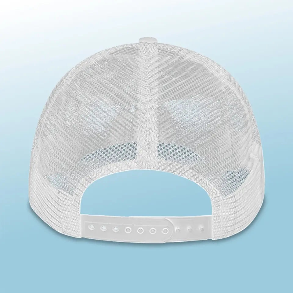 Go Wild Camping - Casquette de baseball personnalisée avec dos en maille, casquette de camionneur - Cadeau pour mari, femme et amoureux du camping