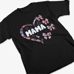L'amour d'une mère est éternel - T-shirt, sweat à capuche, sweat-shirt unisexe personnalisé pour la famille - 4 juillet, cadeau pour maman, grand-mère