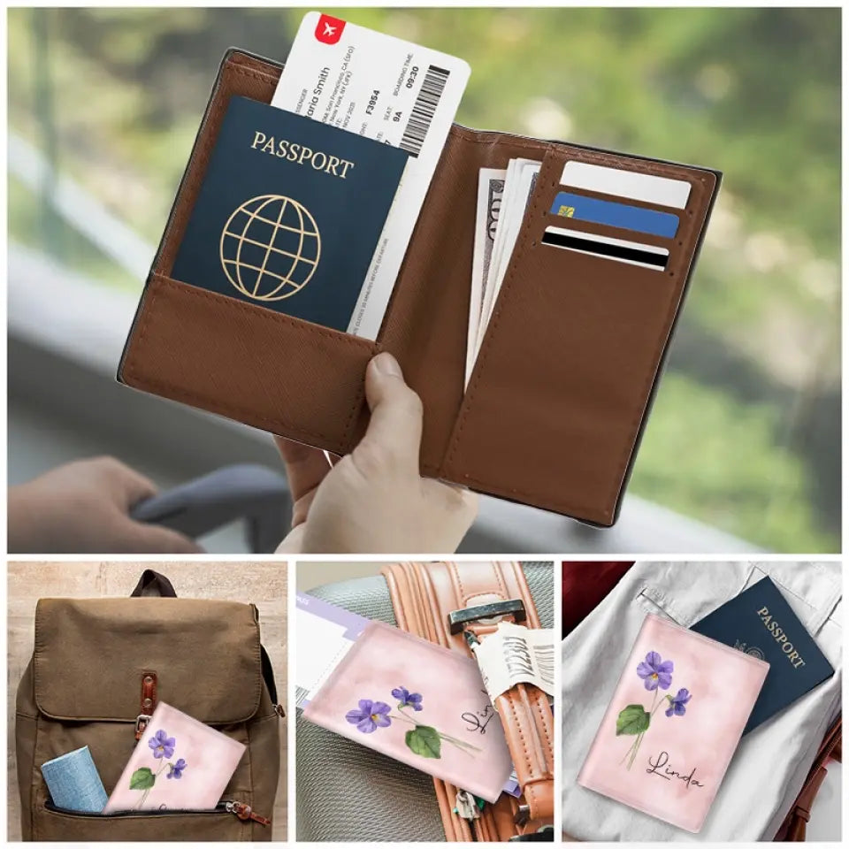 Prenez des vols, pas des sentiments - Étui de passeport personnalisé pour meilleure amie, porte-passeport - Cadeau de vacances, cadeau pour meilleures amies, meilleures amies, sœurs