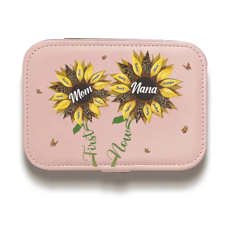 Les mères sont les jardinières de l'âme - Coffret à bijoux personnalisé pour la famille - Cadeau pour maman et grand-mère