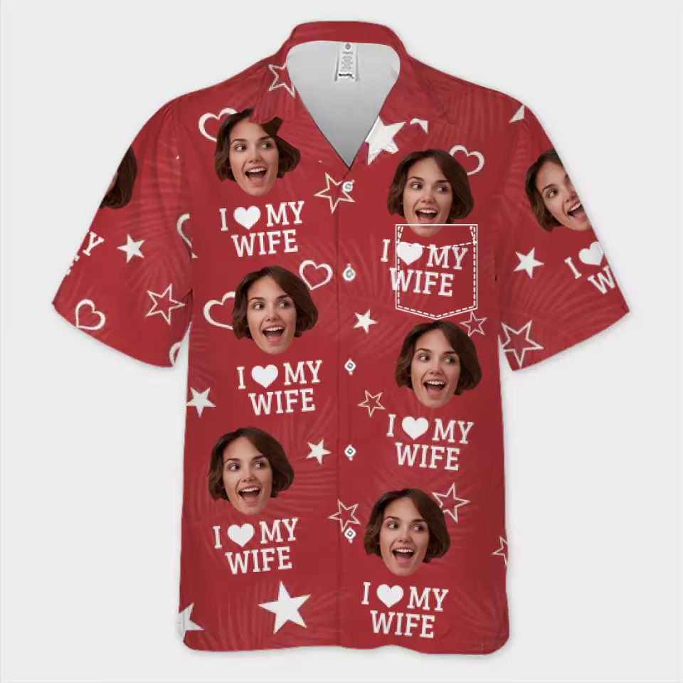 Photo personnalisée Un jour, nous y reviendrons et rirons - T-shirt hawaïen tropical unisexe personnalisé et amusant pour couple - Cadeau de vacances d'été, cadeau de fête d'anniversaire pour mari et femme, anniversaire