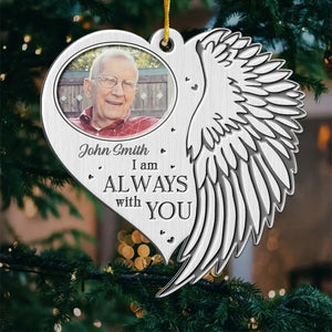 Photo personnalisée Un moment dans nos bras, pour toujours dans nos cœurs - Ornement commémoratif personnalisé personnalisé - Forme personnalisée en métal - Cadeau de condoléances, cadeau de Noël pour les membres de la famille