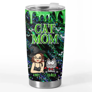 Mon chat est prêt à lancer des sorts magiques pour Halloween - Gobelet personnalisé pour chat - Cadeau d'Halloween pour les propriétaires et les amoureux des animaux