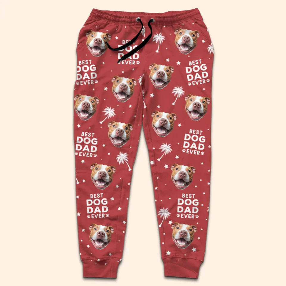 Vœux chaleureux et museaux mouillés pour les fêtes de fin d'année - Pantalon de survêtement unisexe personnalisé pour chien et chat - Cadeau de Noël pour propriétaires et amoureux des animaux