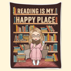 Juste une fille qui aime les livres - Couverture personnalisée - Cadeau pour les amoureux des livres