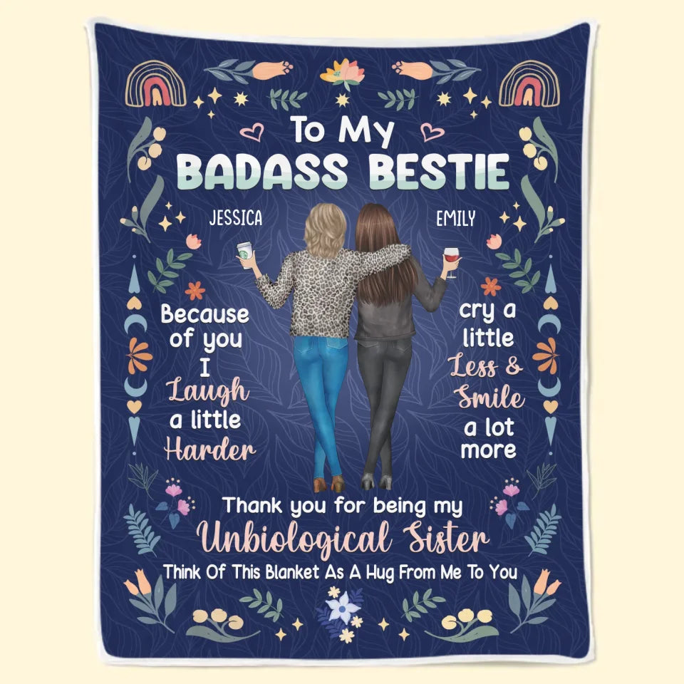 La vie est faite de moments, mais les vrais amis rendent ces moments inoubliables - Couverture personnalisée Bestie - Cadeau pour les meilleures amies, BFF, sœurs