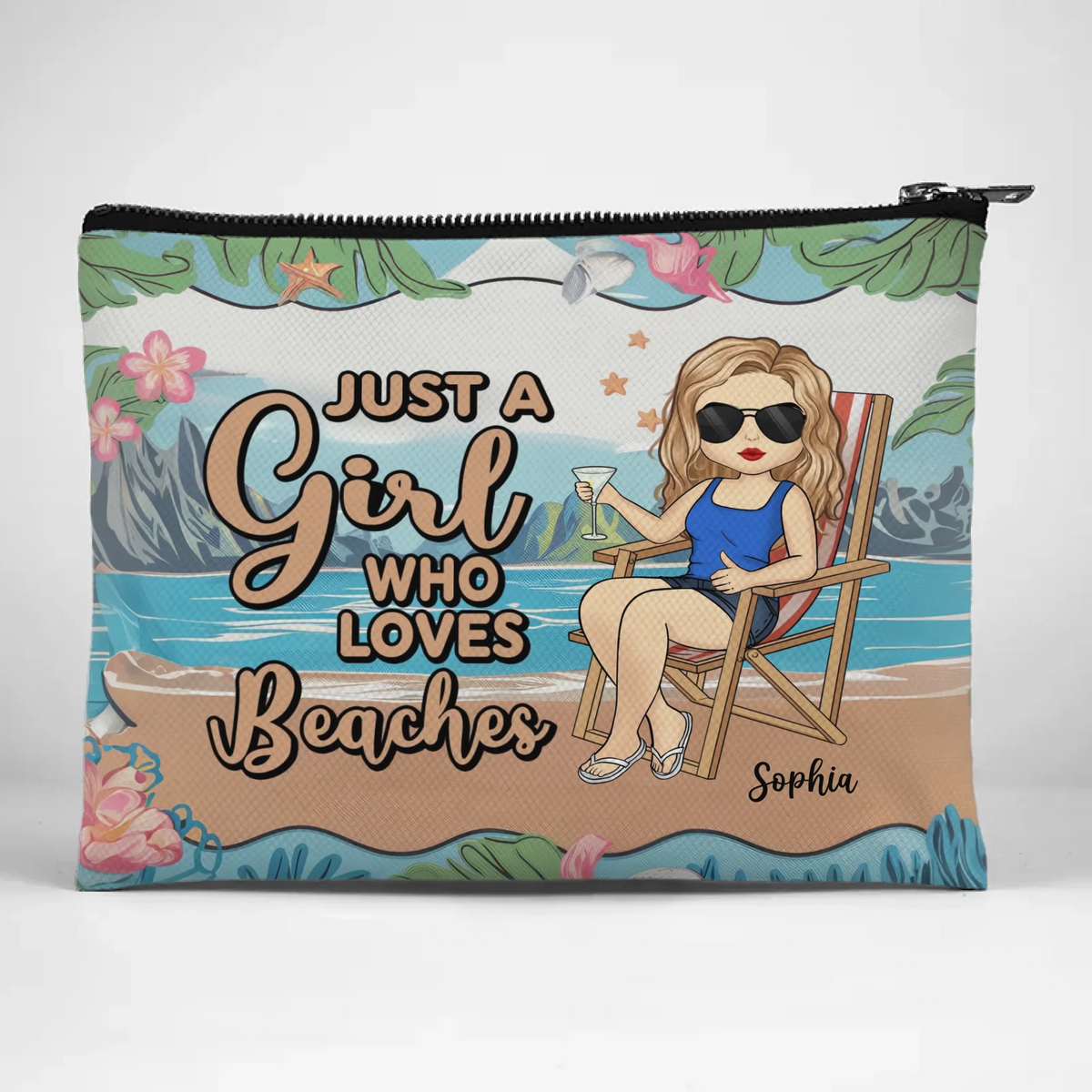 Offrez un peu d'amour à vos sœurs et meilleures amies - Trousse de maquillage personnalisée Bestie - Cadeau pour meilleures amies, meilleures amies, sœurs