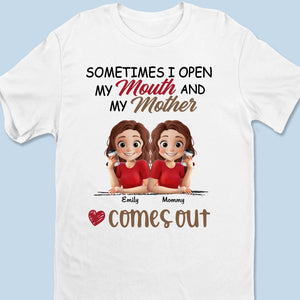 Telle mère, telle fille - T-shirt unisexe personnalisé pour la famille, T-shirt premium, sweat à capuche - Fête des Mères, cadeau pour maman, fille