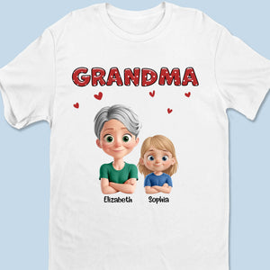 Une maison sans grand-mère n'est qu'une maison - T-shirt unisexe personnalisé pour la famille, T-shirt premium, sweat à capuche - Cadeau de fête des mères pour maman, grand-mère