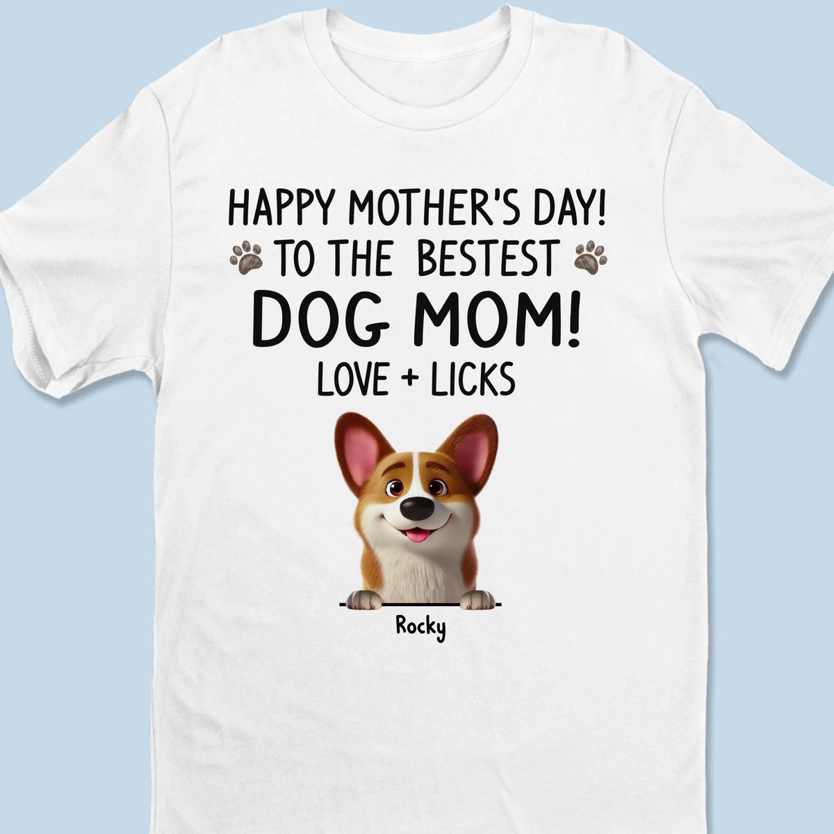 Je t'aime plus que des friandises - T-shirt unisexe personnalisé pour chien, t-shirt premium, sweat à capuche - Fête des Mères, cadeau pour les propriétaires d'animaux et les amoureux des animaux