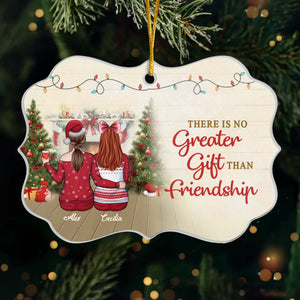 Il n'y a pas de plus beau cadeau que l'amitié - Décoration personnalisée Bestie - Bois, acrylique en forme de Benelux - Cadeau de Noël pour meilleures amies, meilleures amies, sœurs
