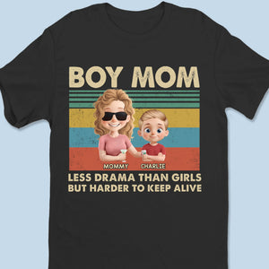 Je suis prêt avec plus, dis juste le mot - T-shirt unisexe personnalisé pour la famille, T-shirt premium, sweat à capuche - Fête des Mères, cadeau pour maman