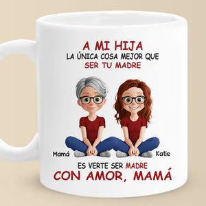 Un lien qui grandit - Mug personnalisé pour la famille - Fête des Mères, cadeau pour maman, fille