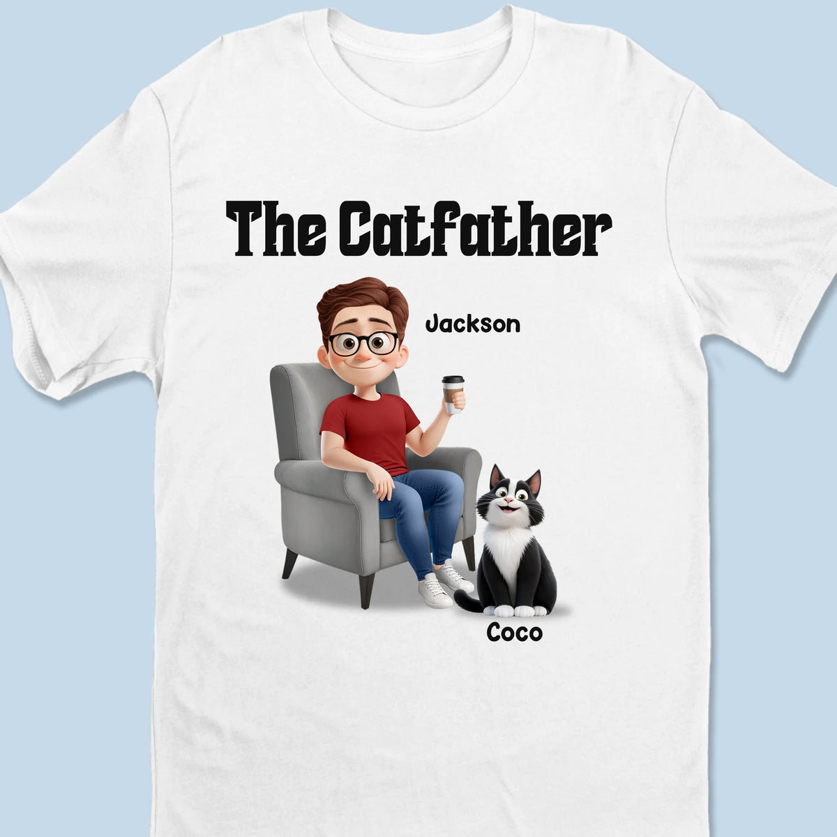 Your Daily Poop Fairy Strikes Again - Dog & Cat Personalized Custom Unisex T-shirt, Premium T-shirt, Hoodie - Father's Day, Gift For Dad, Pet Owners, Pet Lovers