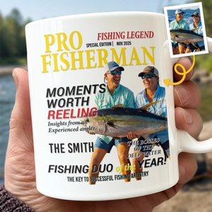 Custom Photo Mug - Personalized Birthday Gifts For Fisherman - The Catch Of A Lifetime