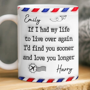 Custom Mug - Personalized Anniversary Wedding Gifts For Husband And Wife, Him And Her - You And I Forever
