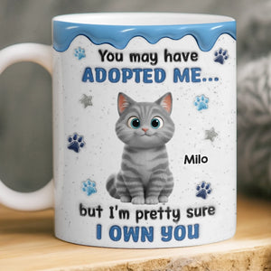 Custom Mug - Personalized Birthday Gifts For Cat Lovers, Cat Mom And Dad - My Cats Own My Heart